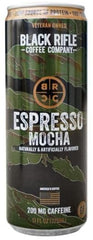 CAMEO Colombian coffee RTD can side view shows gluten-free, protein-friendly formula.