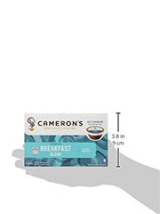 Cameron's Coffee Breakfast Blend pod beside a mug, ideal for a fast, rich office or home brew.