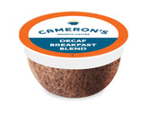 Cameron's Coffee decaf breakfast pods pack 12 for quick morning ritual