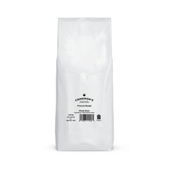 Close-up of Cameron's French Roast beans showing quality aroma