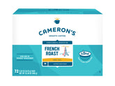Cameron's Coffee French Roast box front for quick, ready-to-brew mornings.