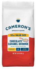 Cameron's Coffee ground bag for chocolate caramel brownie flavor, ideal for a rich morning brew