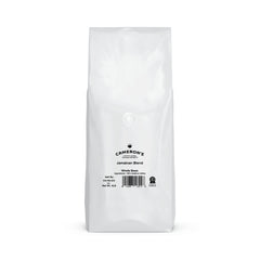 Close-up of Cameron's Jamaica Blend beans highlighting rich aroma and quality.