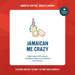 Cameron's Coffee Jamaican Me Crazy brew setup for delicious mornings.