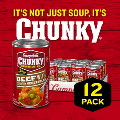 Campbell's Chunky Beef Soup country vegetables medley highlights garden vegetables
