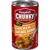 Campbell’s Chunky Gumbo can front shows bold, ready-to-serve meal