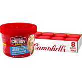Campbell’s Chunky Loaded Potato Bacon Bowl with bacon and potatoes for a hearty meal.