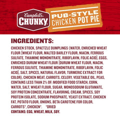Chunky chicken pieces in Campbell's Pub-Style soup