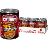 Campbell's Chunky Spicy Gumbo can with hearty chicken and sausage for a filling meal