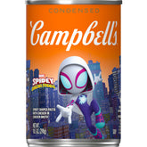 Campbell's Condensed Kids Soup Spidey pasta can offers a kid-friendly, fun shape