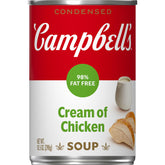 Campbell's Cream of Chicken Soup can pour highlights rich flavor for quick sauces.