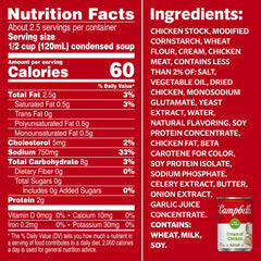 Campbell's Cream of Chicken Soup steamy bowl offers comforting creaminess in minutes.