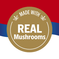 Campbell's Mushroom Gravy poured over vegetables for depth and richness.