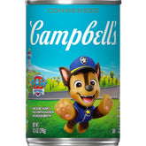 Campbell's PAW Patrol Kids Soup can with puppy pasta, quick kid-friendly meal