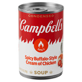 Campbell's Spicy Buffalo-Style Cream of Chicken Soup can, creamy base for quick dips.