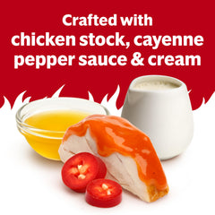 Campbell's label highlights non-BPA lining and recyclable packaging.