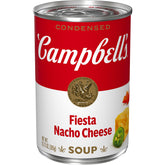 Campbell's Spicy Nacho Cheese Soup can front, ready for quick weeknight meals.