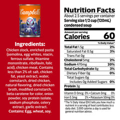 Spidey pasta shapes in Campbell's chicken broth create a playful meal option