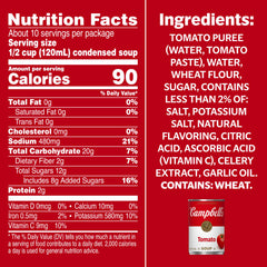 Campbell's Tomato Soup bowl steaming, a cozy ready-to-serve meal.