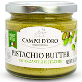 CAMPO D'ORO Pistachio Butter Spread on toast reveals creamy, nutty breakfast goodness