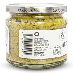 CAMPO D'ORO serving artichoke dip emphasizes Italian flavor for gatherings.