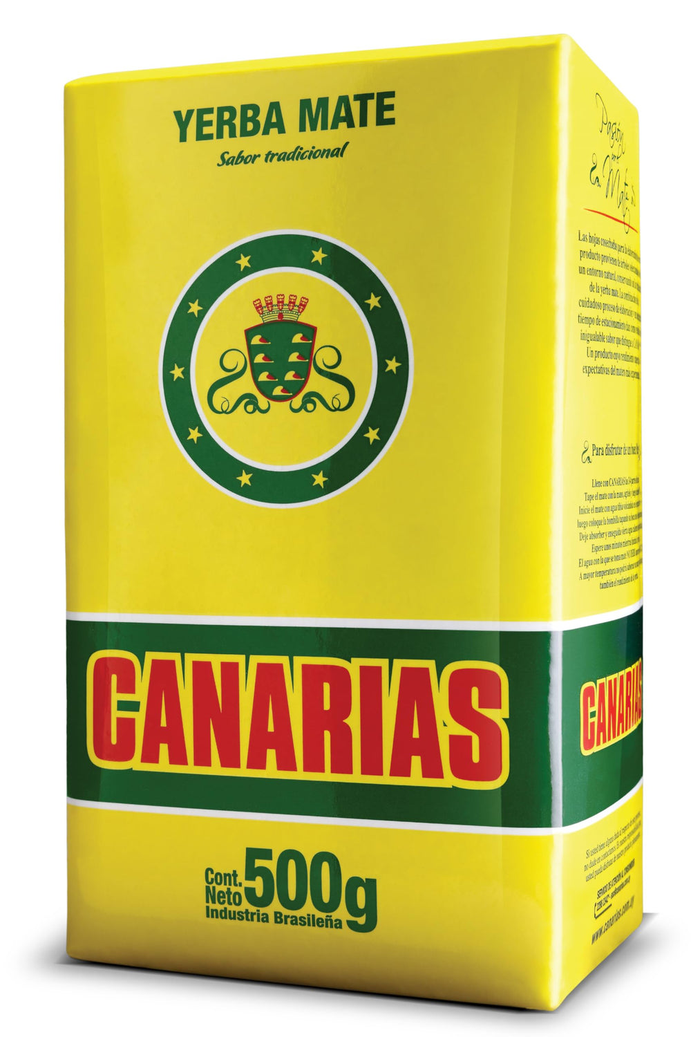 Canarias Yerba Mate fine-cut 500g for a bold infusion
