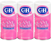 C&H Granulated Sugar canister with easy-pour spout for mess-free serving.