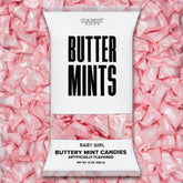 Candy Envy Baby Girl Buttermints 13oz bag; perfect for baby shower favors and guests