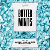 Candy Envy It's a Boy Buttermints 13oz bag ready for baby shower favors.
