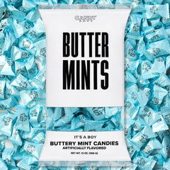 Candy Envy It's a Boy Buttermints 13oz bag ready for baby shower favors.