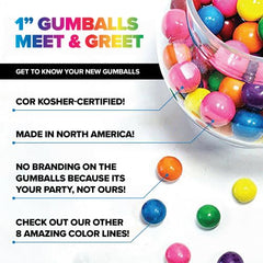Candy Envy kosher-certified gumballs label closeup