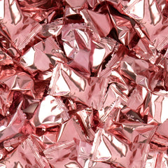 Candy Envy Rose Gold Foil Buttermints close-up showing individually wrapped mints with shimmer