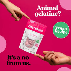 Candy Kittens palm oil free gummies highlight a responsible ingredient choice.