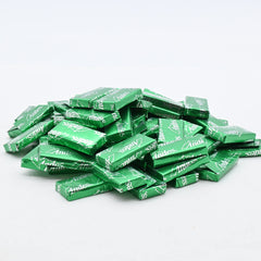 Candy Retailer Crème de Menthe Mints wrapped pack for sharing at gatherings.