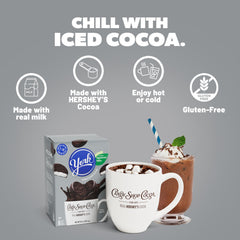 Candy Shop YORK Peppermint Patties Cocoa Mix packets ready for quick on-the-go servings.
