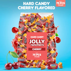 Candylish Cherry Jolly Ranchers party favors brighten dessert tables with tangy-sweet flavor.