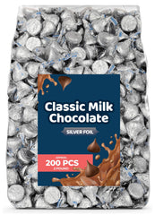 Candylish milk chocolate in classic silver wrap bag, ideal for gifting and sharing joy.