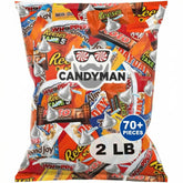 CANDYMAN 2lb assorted chocolates bulk pack shown for Easter baskets and party favors