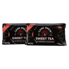 Cane Brew Sweet Tea bag in water for easy, refreshing prep.