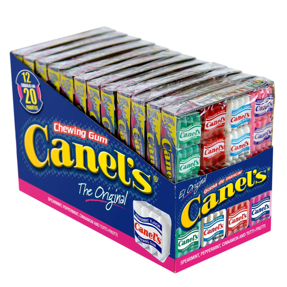 Canel’s display with a 4-piece gum pack for on-the-go freshness.