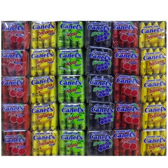Canel's Fruit Gum 4pc 60ct for bulk displays and on-the-go snacking.