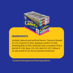Canel’s trays display 12 sections of 20 pieces each for easy stocking.