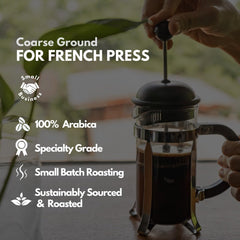Canopy Point Honduras Dark Roast coarse-ground ideal for bold espresso and French press