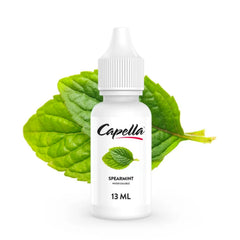 Capella Spearmint Drops DIY recipes in a glass for refreshing drinks.