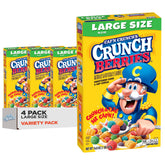 Cap'n Crunch Crunch Berries box front, ideal for quick breakfast