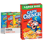 Cap'n Crunch Original box front highlighting the classic breakfast crunch.