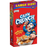 Cap'n Crunch original cereal in a bowl for a quick, satisfying breakfast.