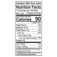 Capri Sun Apple Juice box demonstrates a 10-pack convenience for families