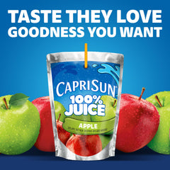 Capri Sun Apple Juice kid drinking during activity