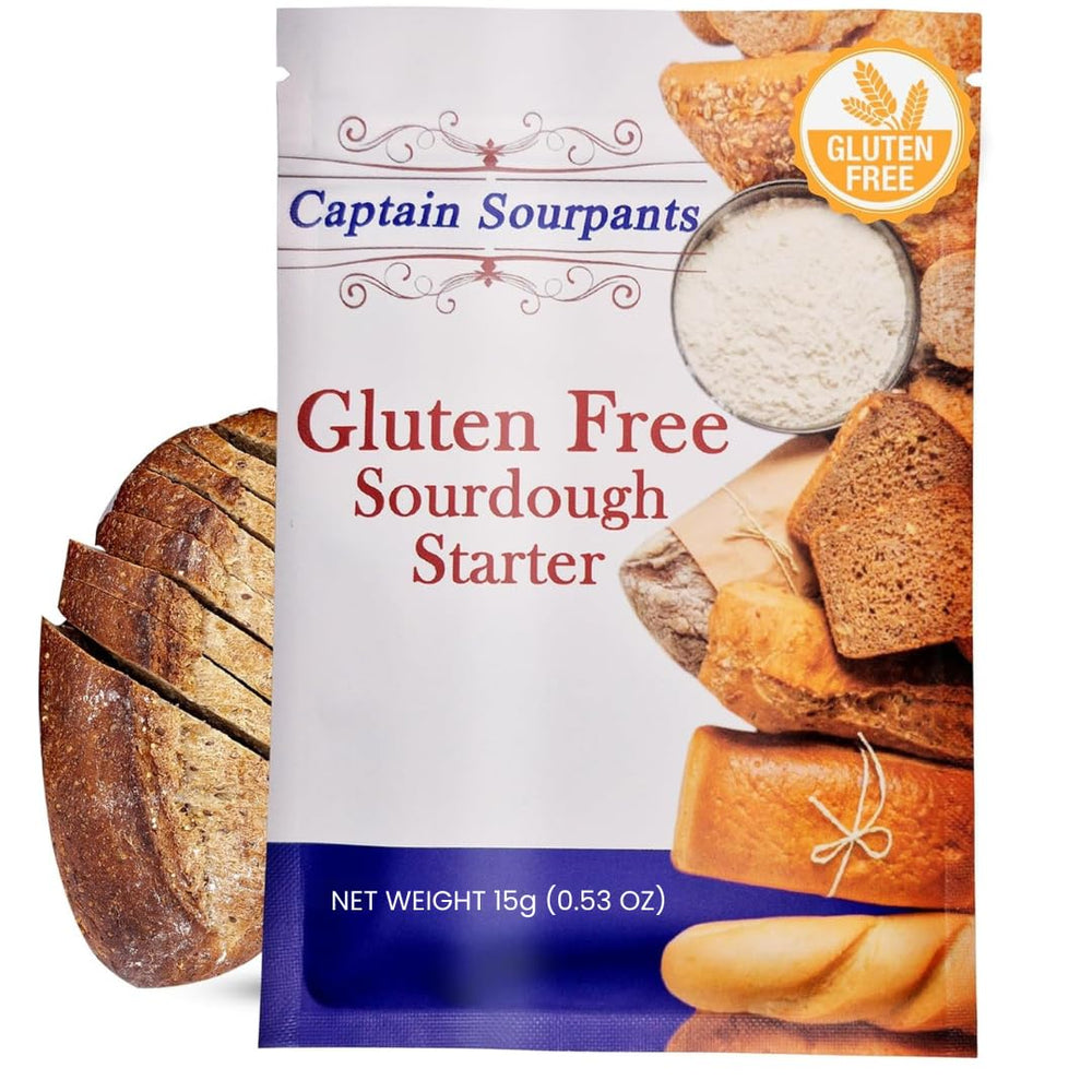 Captain Sourpants gluten-free starter in dehydrated form for easy at-home baking